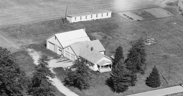 Vintage Aerial photo from 1995 in Sandusky County, OH
