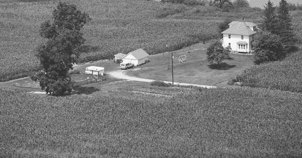 Vintage Aerial photo from 1978 in Sandusky County, OH