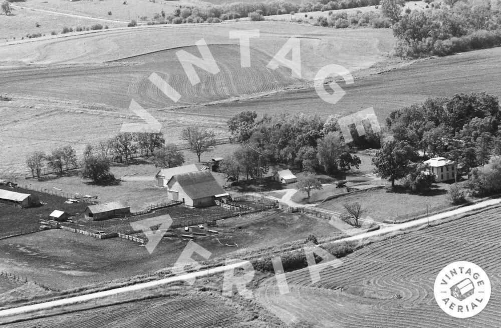 Vintage Aerial Nebraska Richardson County 1984 14ERN6