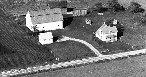 Vintage Aerial photo from 1964 in Union County, OH