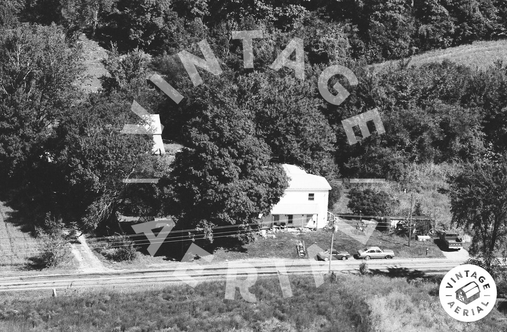 Vintage Aerial Ohio Auglaize County 1986 6XAU11
