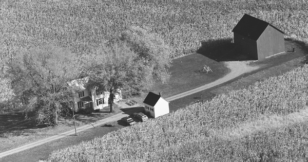 Vintage Aerial photo from 1980 in Perry County, OH
