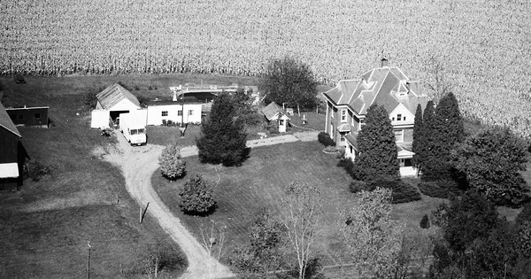 Vintage Aerial photo from 1989 in Richland County, OH