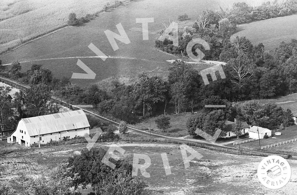 Vintage Aerial Ohio Ross County 1963 17DRO17