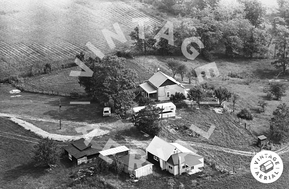 Vintage Aerial Ohio Ross County 1963 18DRO26