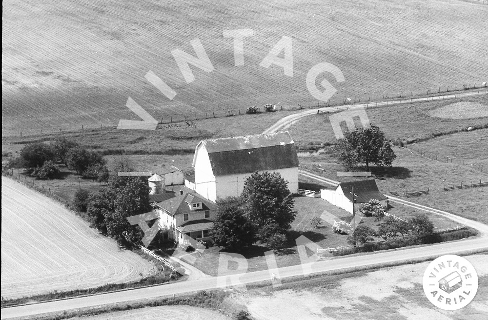 Vintage Aerial Ohio Morrow County 1973 25NMO1