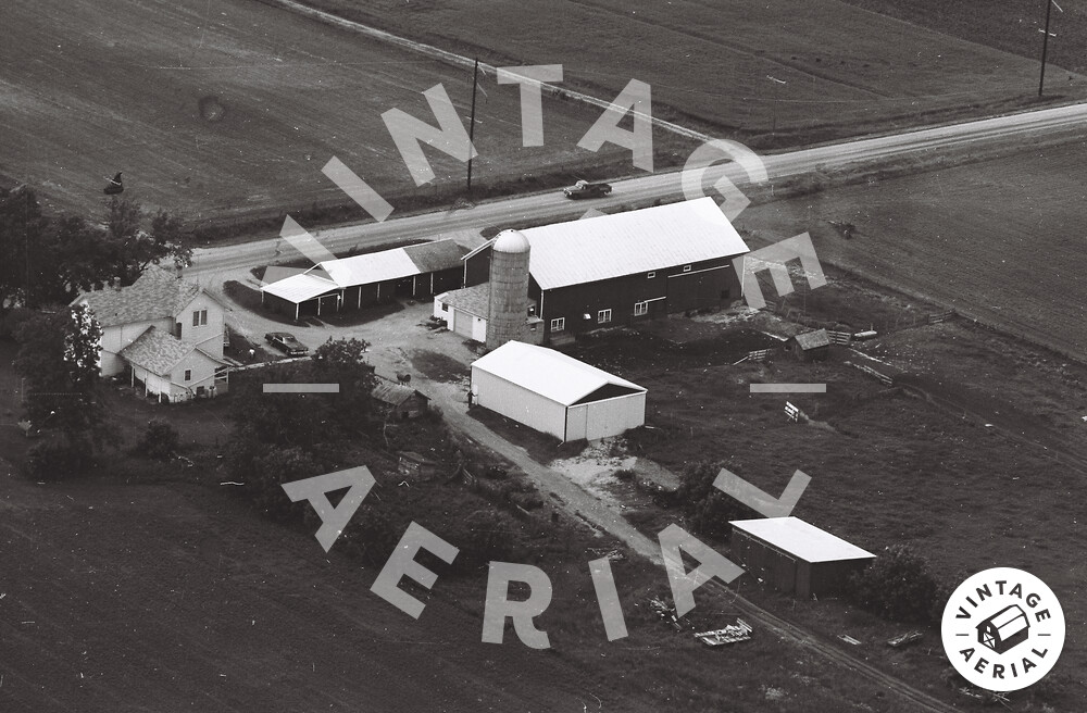Vintage Aerial Wisconsin Calumet County 1977 56PCA3