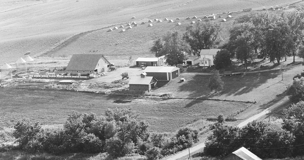 Vintage Aerial photo from 1978 in Henry County, IL