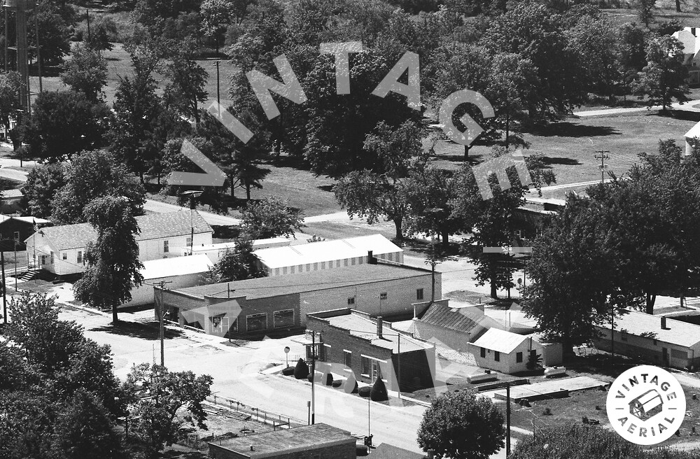 Vintage Aerial Illinois Jasper County 1975 40DJA33
