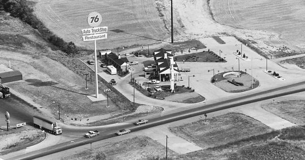 Vintage Aerial photo from 1980 in Jefferson County, IL