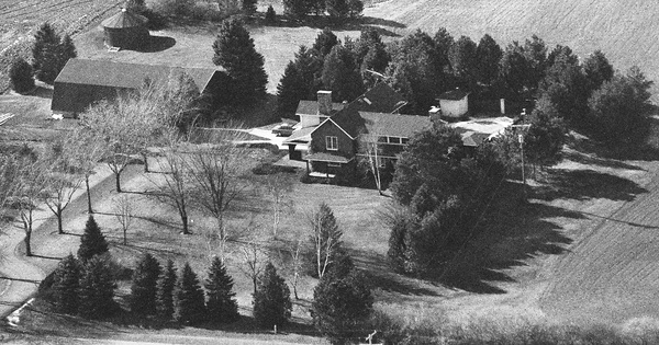 Vintage Aerial photo from 1991 in Tuscola County, MI