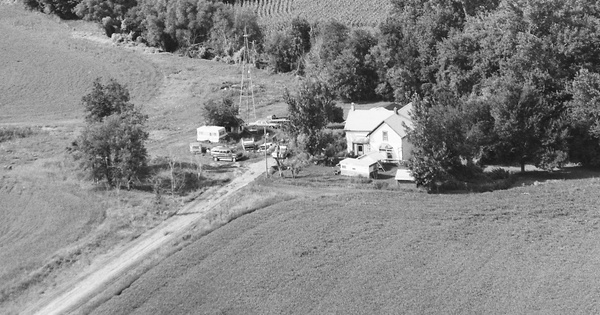 Vintage Aerial photo from 1996 in Plymouth County, IA