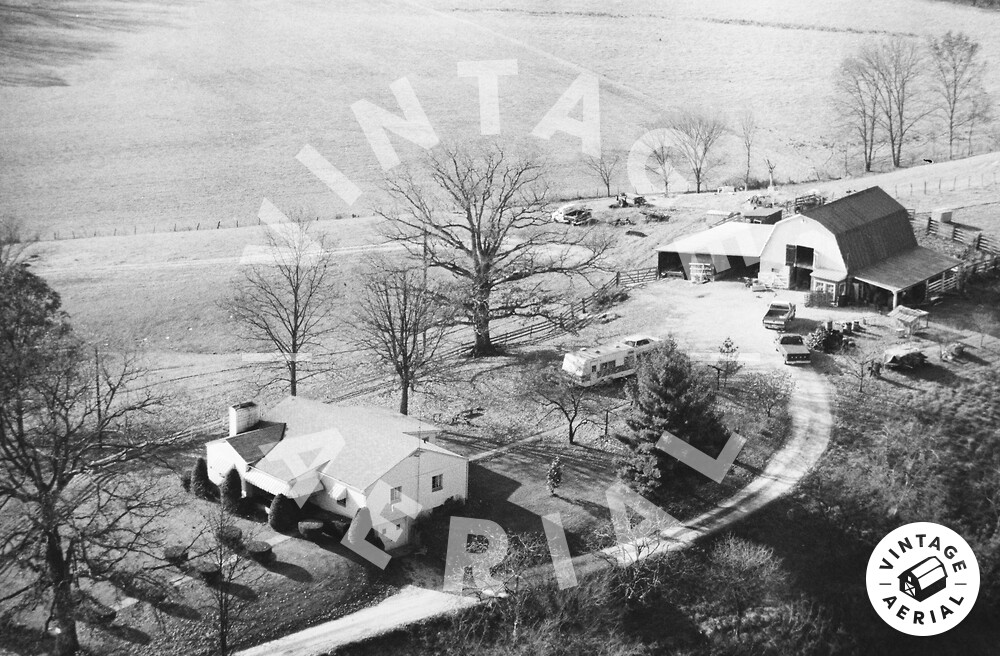 Vintage Aerial Kentucky Boyd County 1982 9WBY3
