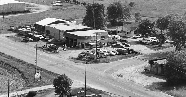 Vintage Aerial photo from 1982 in Calhoun County, MI