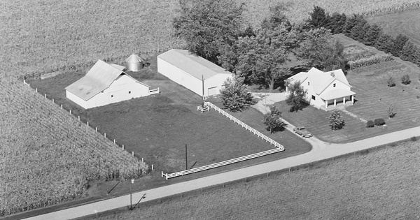 Vintage Aerial photo from 1980 in Montgomery County, IN