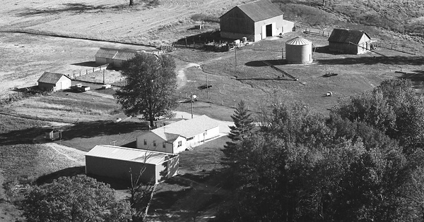 Vintage Aerial photo from 1973 in Jennings County, IN
