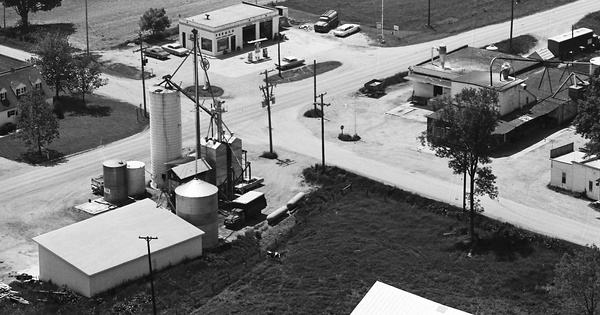 Vintage Aerial photo from 1968 in Ottawa County, MI