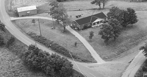 Vintage Aerial photo from 1978 in Owen County, KY