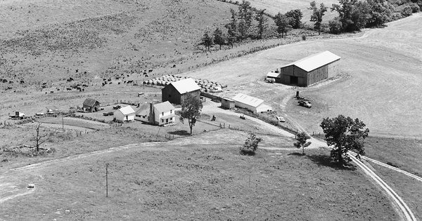 Vintage Aerial photo from 1979 in Nicholas County, KY