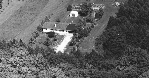 Vintage Aerial photo from 1991 in Presque Isle County, MI