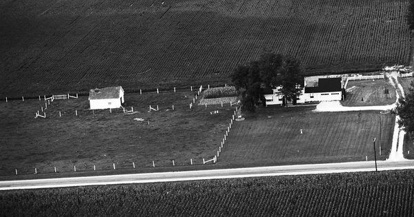 Vintage Aerial photo from 1976 in Madison County, IN