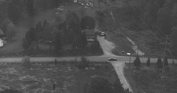 Vintage Aerial photo from 1982 in Lapeer County, MI