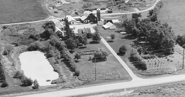 Vintage Aerial photo from 1996 in Nobles County, MN
