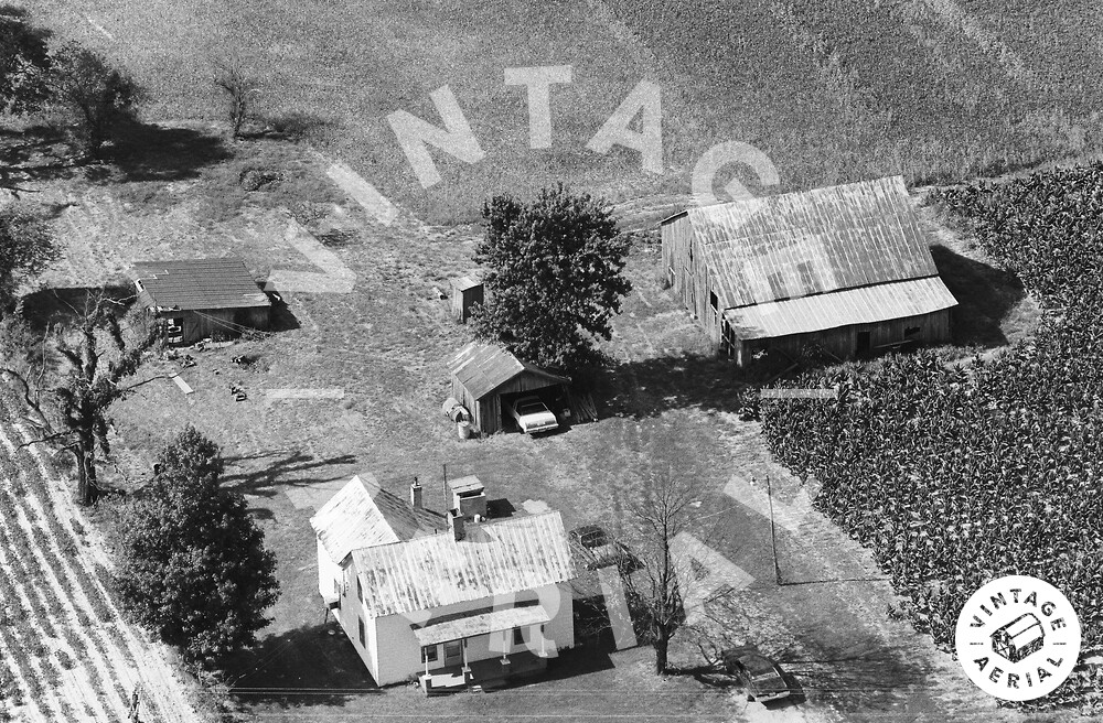 Vintage Aerial Kentucky McLean County 1980 14SMC15