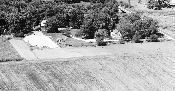 Vintage Aerial photo from 1976 in Kankakee County, IL