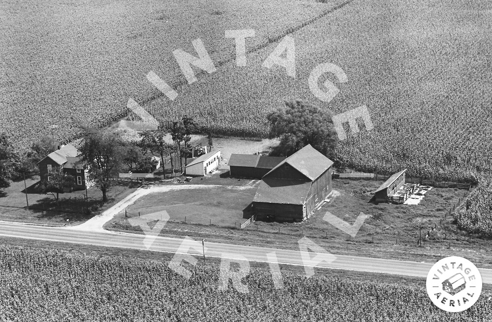 Vintage Aerial Illinois Carroll County 1965 36BCA10