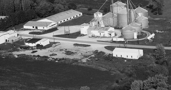 Vintage Aerial photo from 1988 in Rock Island County, IL