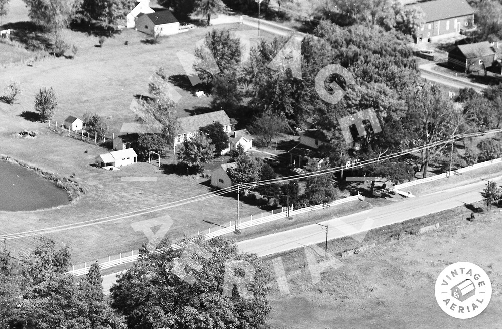 Vintage Aerial Illinois Stephenson County 1974 54CST3