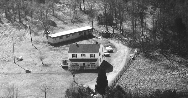 Vintage Aerial photo from 1993 in Union County, NC