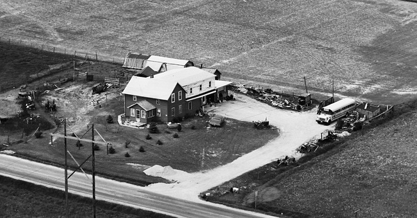 Vintage Aerial photo from 1978 in Washington County, WI