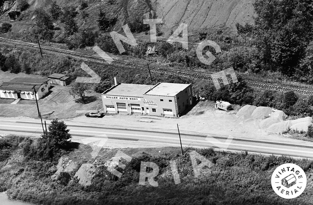 Vintage Aerial Pennsylvania Clarion County 1973 154RCL3