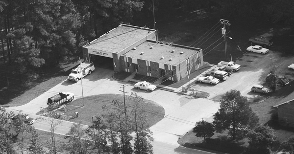 Vintage Aerial photo from 1985 in Chesapeake City, VA