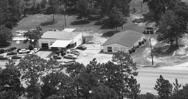 Vintage Aerial photo from 1985 in Wayne County, GA