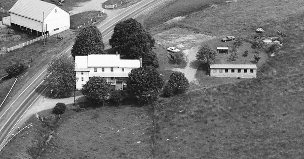 Vintage Aerial photo from 1988 in Shenandoah County, VA