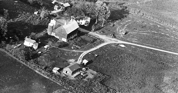 Vintage Aerial | historic aerial photography of rural American farms ...