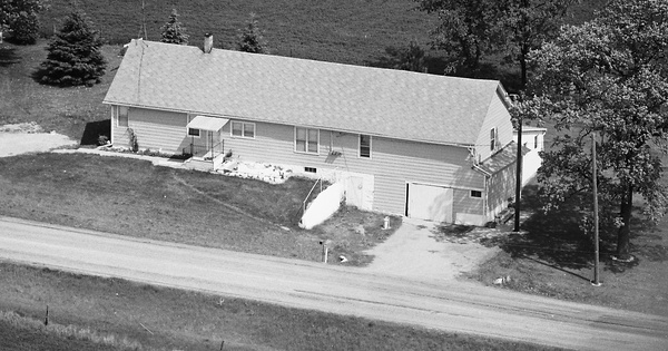 Vintage Aerial photo from 1977 in Dodge County, WI