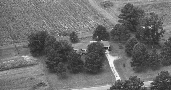 Vintage Aerial photo from 1991 in Cherokee County, AL