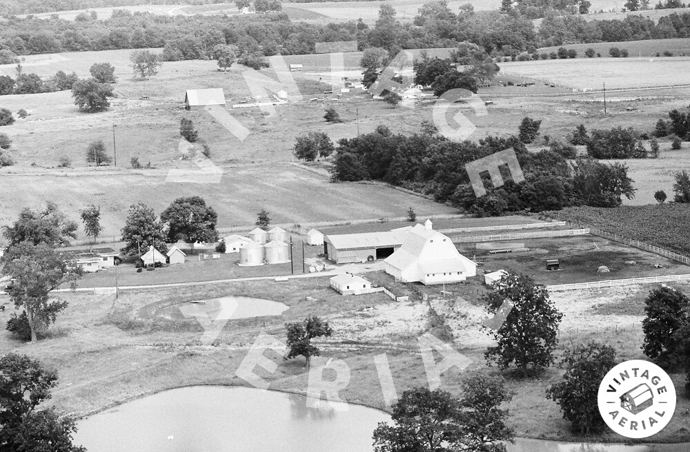 Vintage Aerial Missouri Randolph County 1978 8SRA24
