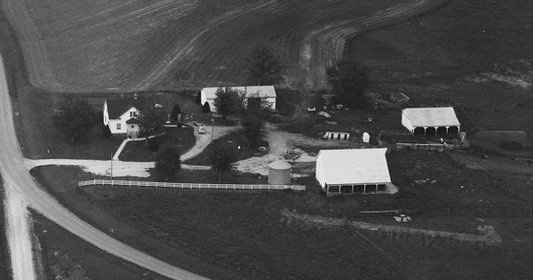 Vintage Aerial photo from 1990 in Lafayette County, MO