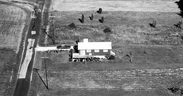Vintage Aerial photo from 1972 in Adams County, PA