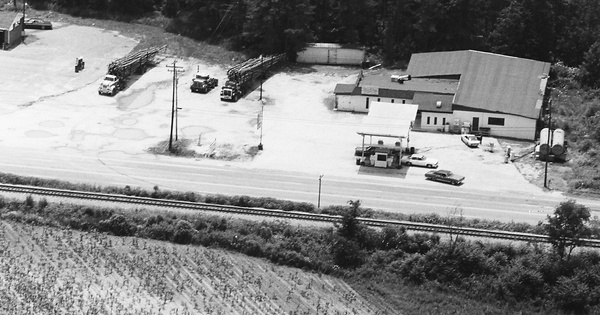 Vintage Aerial photo from 1983 in Union County, SC