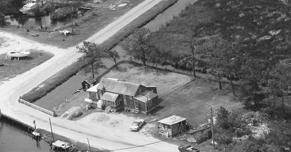 Vintage Aerial photo from 1997 in Hyde County, NC