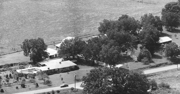 Vintage Aerial photo from 1986 in Carroll County, GA