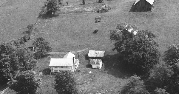 Vintage Aerial photo from 1986 in Monroe County, WV