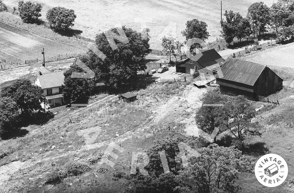 Vintage Aerial West Virginia Berkeley County 1973 4SBE6