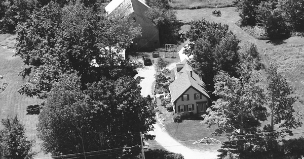 Vintage Aerial photo from 2004 in Sagadahoc County, ME